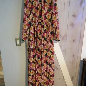 Flower maxi dress